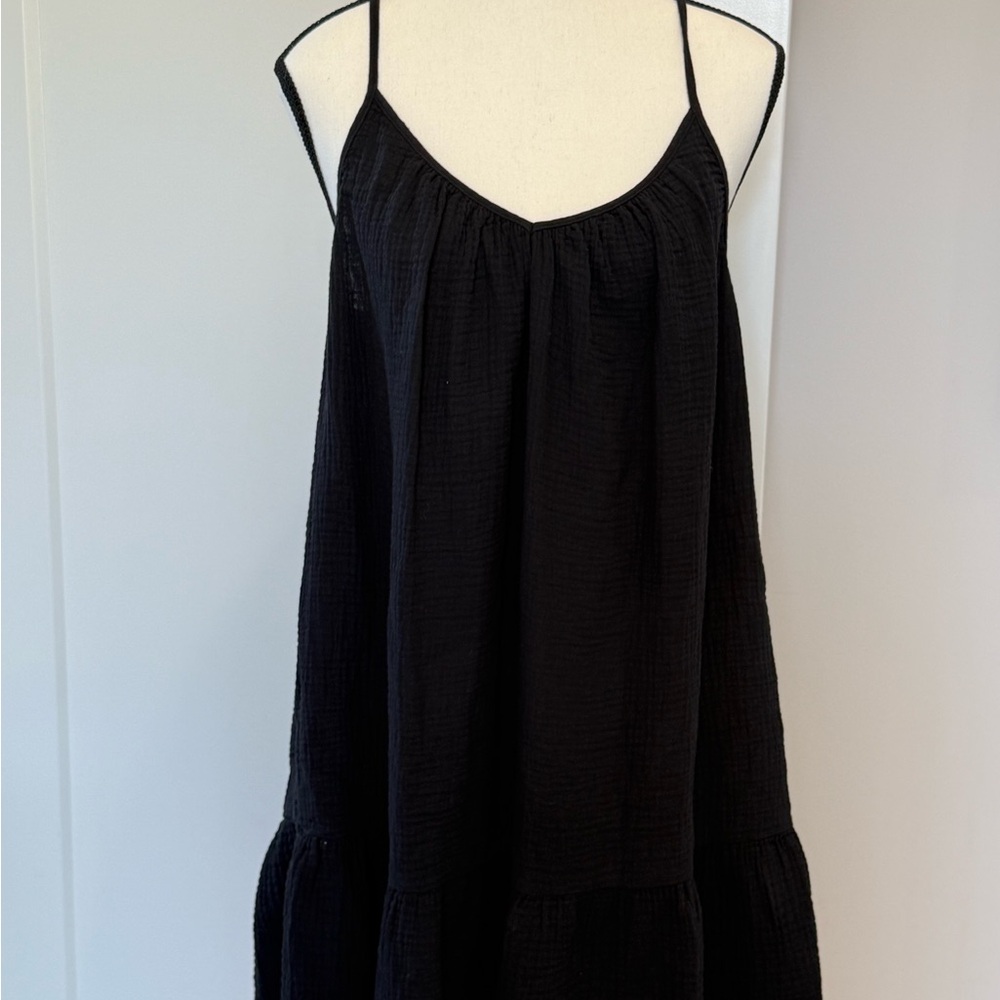 Black Swim Coverup/Dress